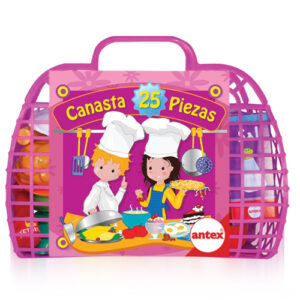 CANASTA DE COCINA 1137 CON ACC 25PZAS ANTEX