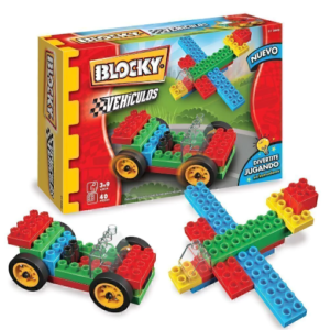 BLOCKY VEHICULOS 1 40 PIEZAS 0600 RASTI