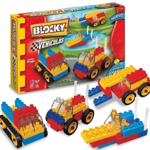 BLOCKY VEHICULOS 2 70 PIEZAS 0601 RASTI