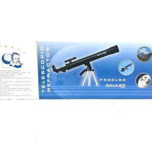 TELESCOPIO F500 X 50 NEGRO C/TRIPODE GALILEO