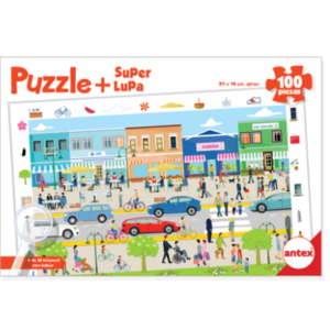 PUZZLE 100 PZAS + SUPER LUPA 3043 ANTEX