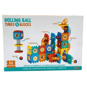 ROLLING BALL,TUBES Y BLOCKS 98 PCS 2566 DITOYS