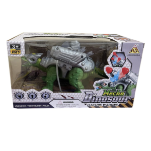 DINOSAURIO CAMINA LUZ+SONIDO 54334 LANZA COHETES