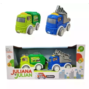 JULIANA Y JULIAN CITY CARS X 2 FRICCION SISJYJ034