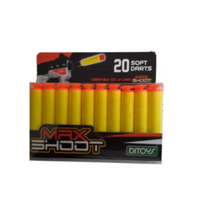 MAX SHOOT 20 SOFT DARTS 2804 DITOYS