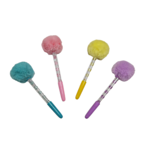 CUTIE LIFE LAPICERA POMPOM COLORES IKLIB0007