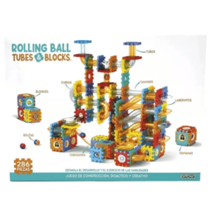 ROLLING BALL,TUBES Y BLOCKS 286 PCS 2570 DITOYS